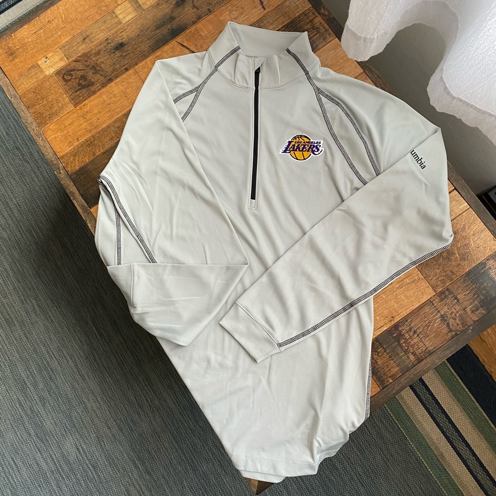 Columbia Men’s LA Lakers 1/4 Zip long Sleeve Shirt
